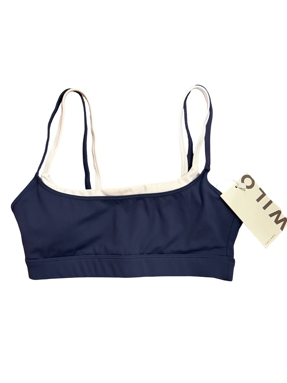 Wilo The Label Double Layer Sports Bra & Skort Set Navy XS NWT - Picture 4 of 7